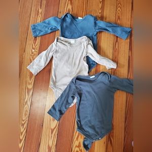 Colored Organics 6-12 month onesies